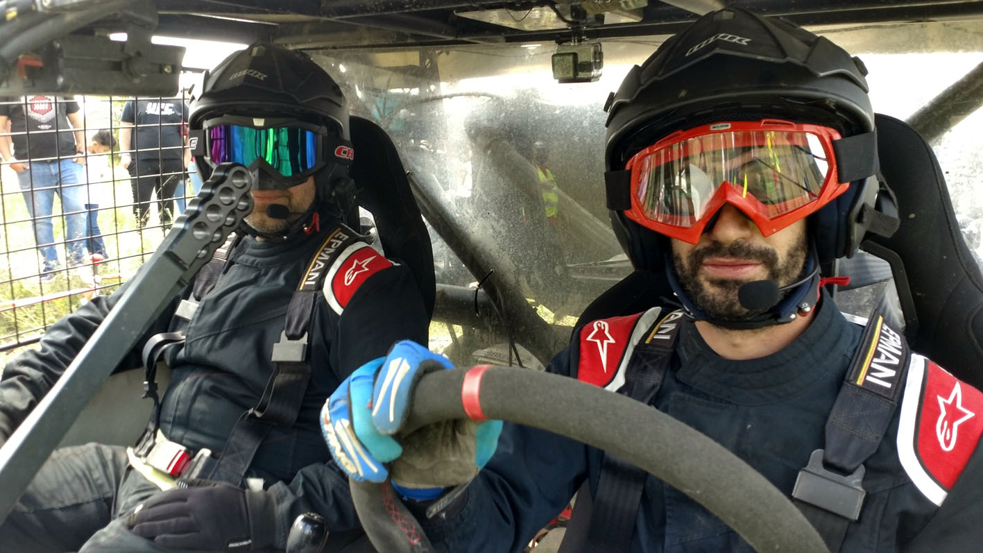 Equipo SBM preparado para tomar la salida en CAEX 4x4 Pizarra 2021.