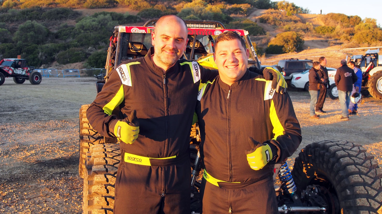 Manuel Francisco Gómez y Francisco López, del equipo Team Goca.