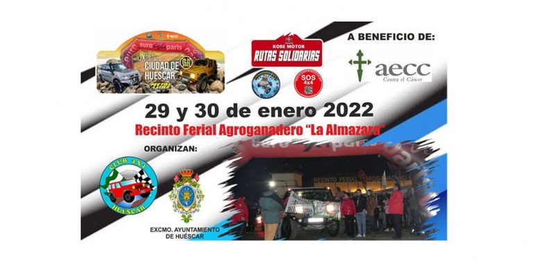 El Campeonato Extremo 4×4 de Andalucía 2022 será presentado en la IX Ruta Solidaria 4×4 Huéscar
