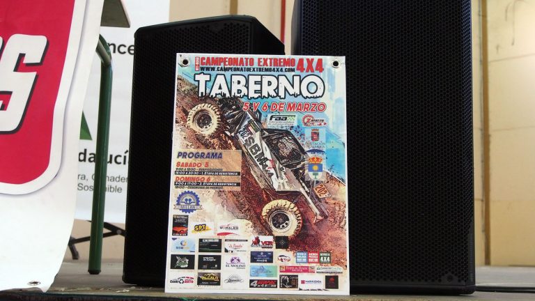 Cartel Oficial I Extreme 4x4 Taberno 2022.