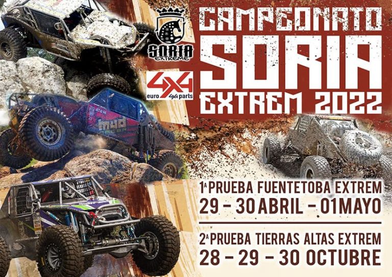 Cartel oficial del Campeonato Soria Extrem 4×4 2022