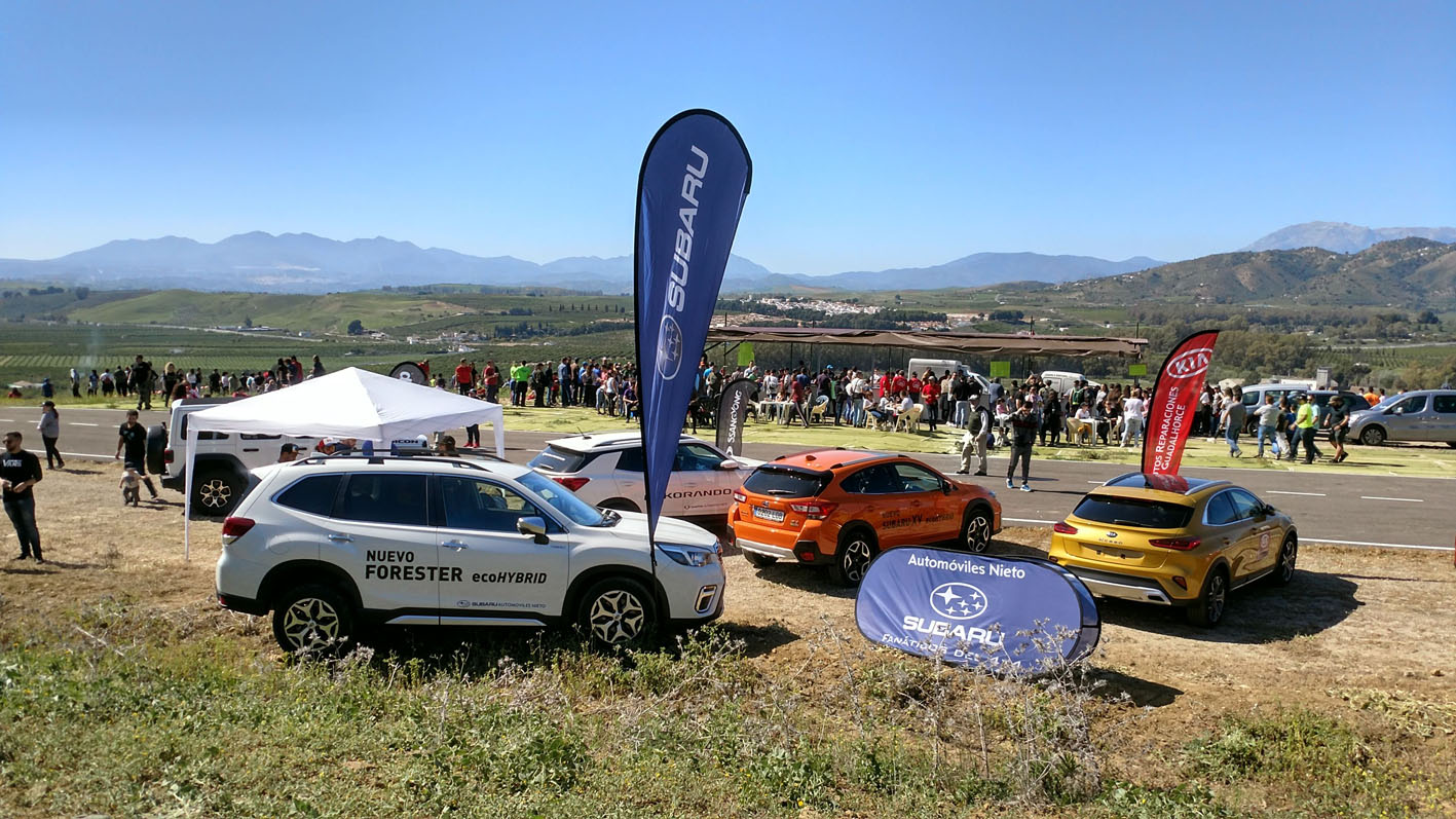 Vehículos expuestos en el Extreme 4x4 de Pizarra.