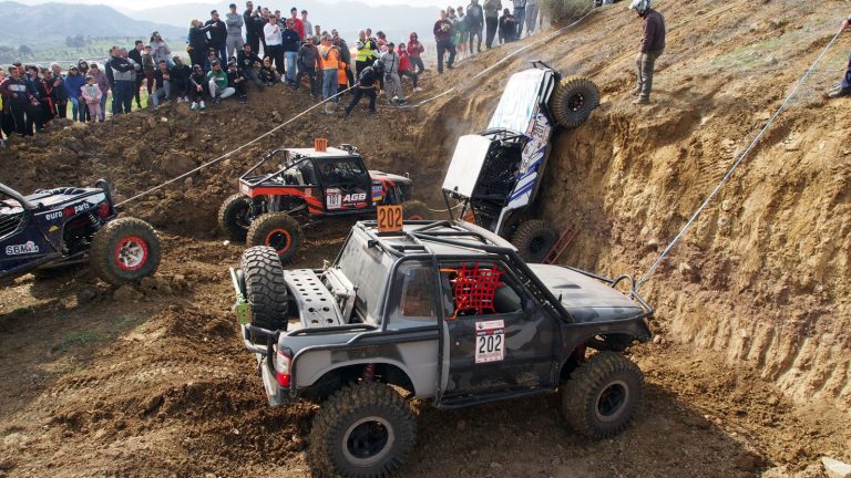 Obstáculo en el IV Extreme 4x4 Pizarra 2022.