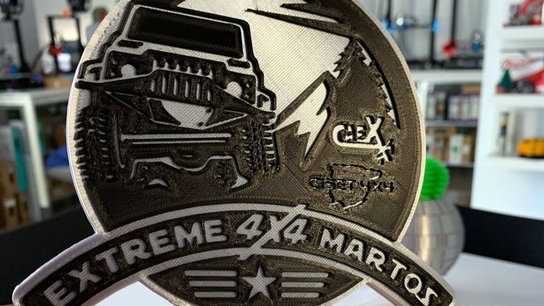 Los primeros clasificados en cada categoría en el II Extreme 4×4 de Martos recibirán un trofeo realizado en 3D