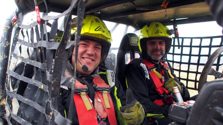 El equipo Team Goca preparado para tomar la salida en el Extreme 4x4 de Pizarra 2022.