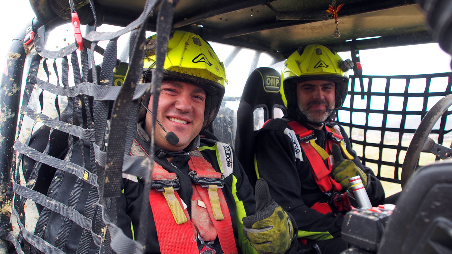 El equipo Team Goca preparado para tomar la salida en el Extreme 4x4 de Pizarra 2022.