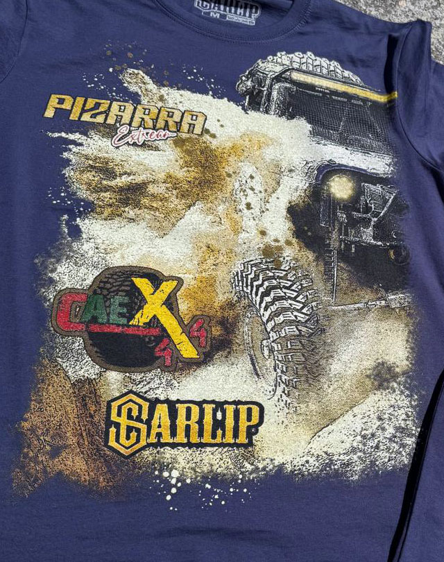 Camiseta oficial Extreme 4x4 Pizarra 2025.