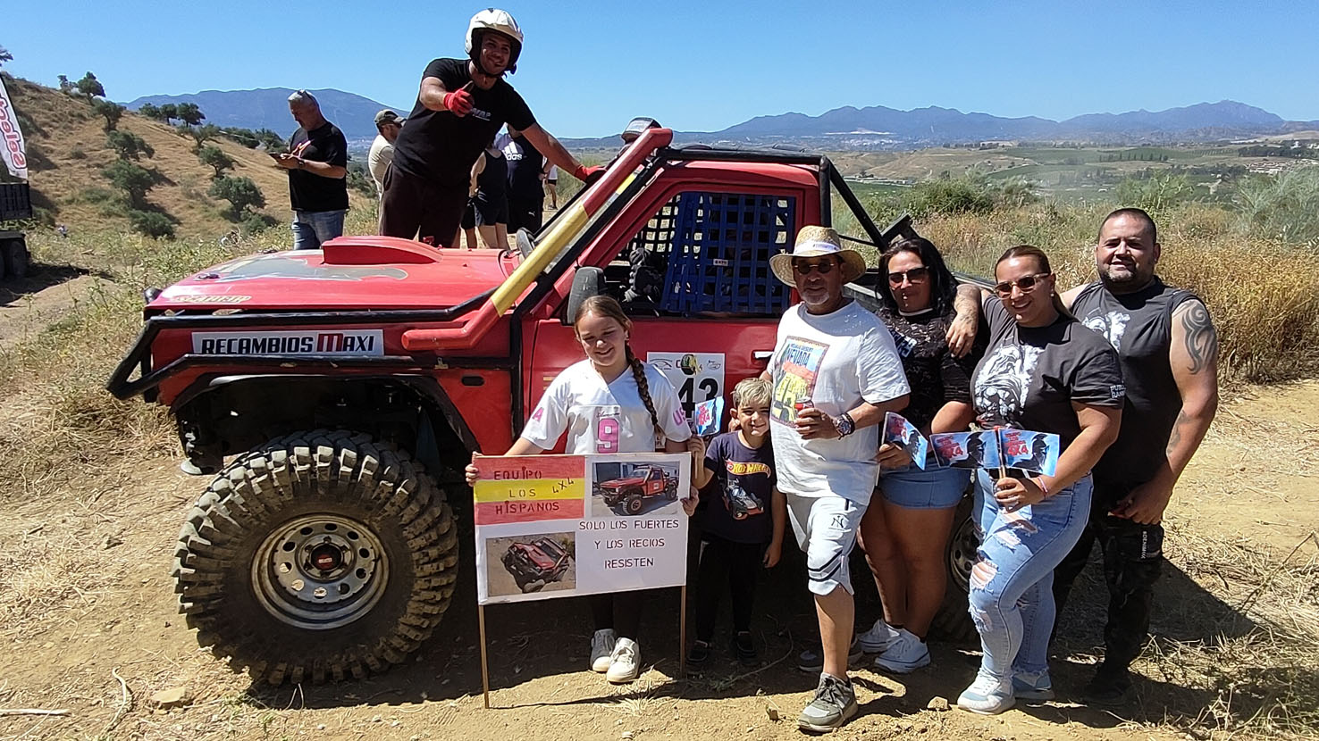 Equipo Los Hispanos VII Extreme 4x4 de Pizarra 2025.