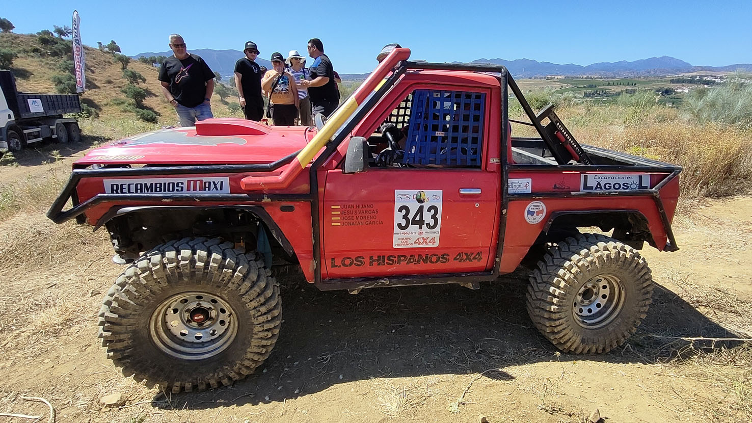 Equipo Los Hispanos VII Extreme 4x4 de Pizarra 2025.