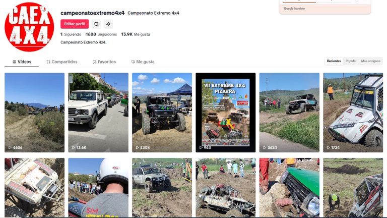 VII Extreme 4x4 de Pizarra 2025 TikTok.