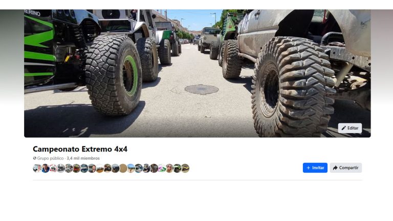 Portada Grupo Facebook Campeonato Extremo 4x4.