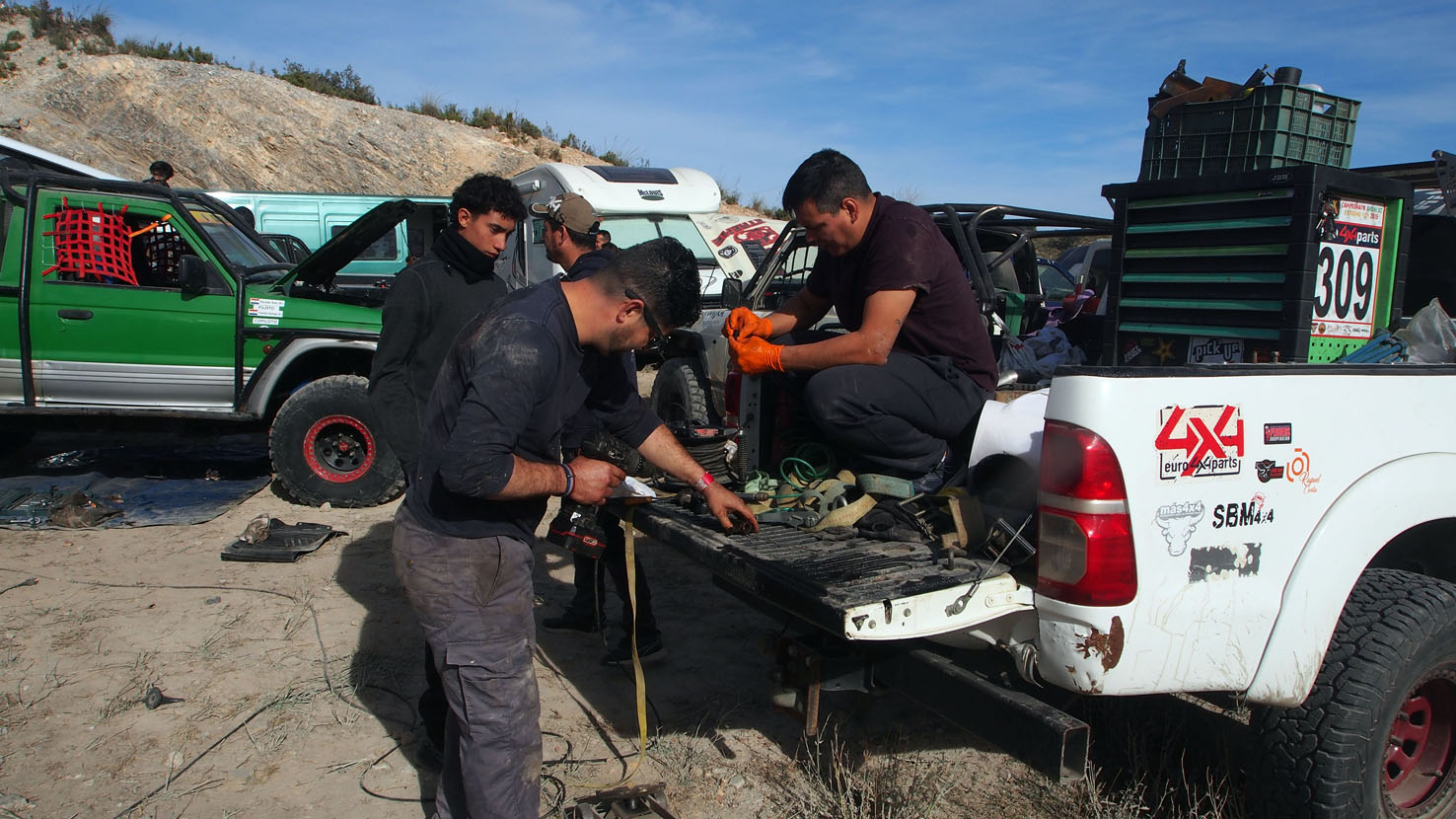 Equipo Team H Rios Extreme 4x4 de Baza 2025.