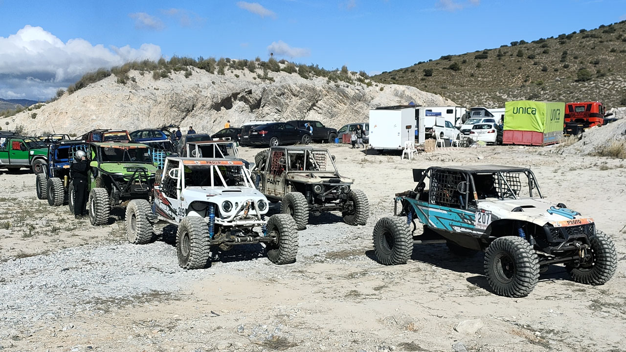 Categoría Proto parrilla salida Extreme 4x4 Baza 2025.