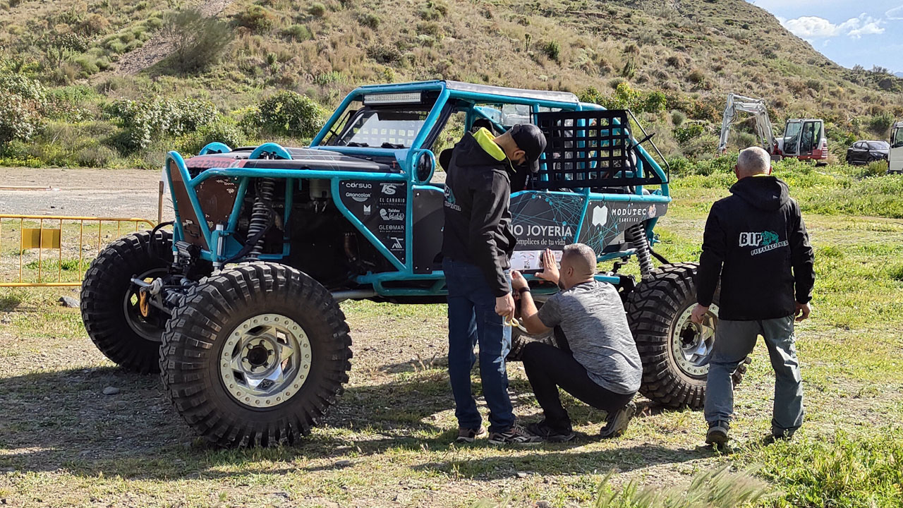 Equipo Team Modutec en el Extreme 4x4 de Torrox 2026.