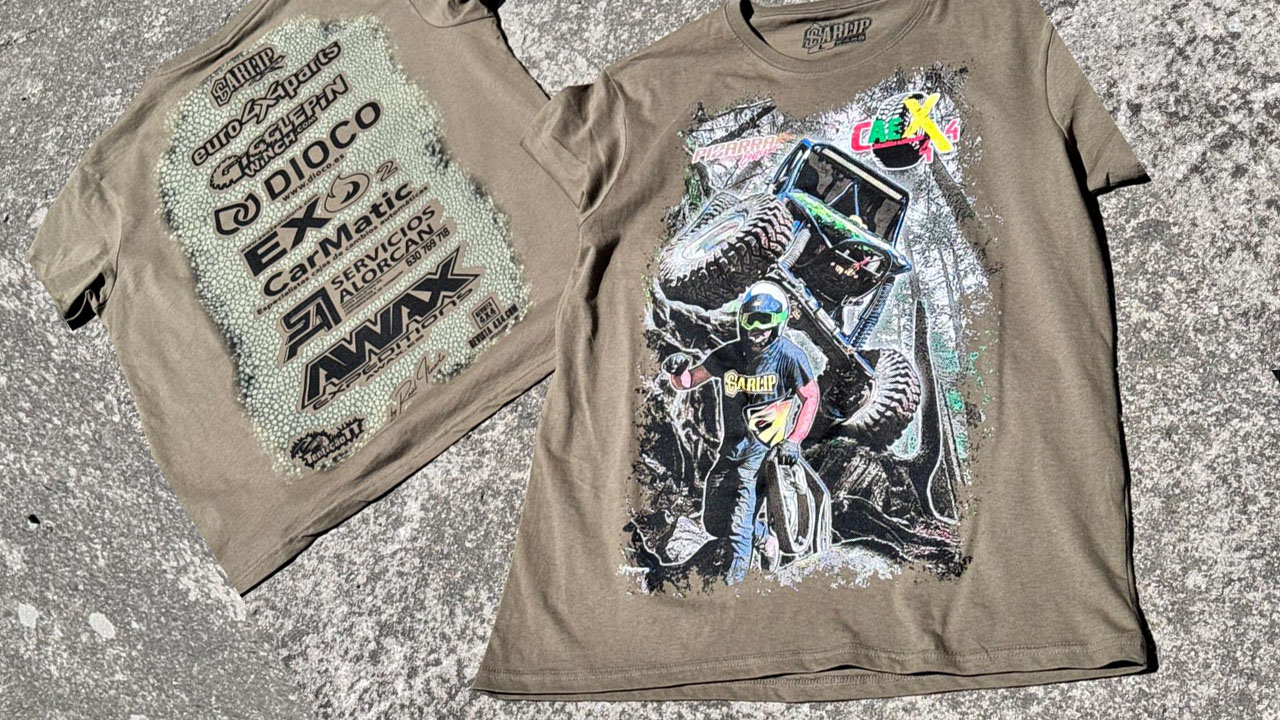 Camiseta Oficial VII Extreme 4x4 Pizarra 2026.