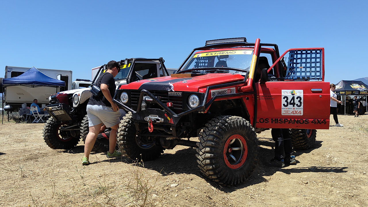 Extreme 4x4 de Pizarra 2026 Equipo Los Hispanos 4x4.