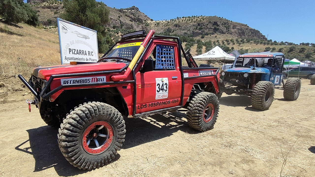 Extreme 4x4 de Pizarra 2026 Equipo Los Hispanos 4x4.